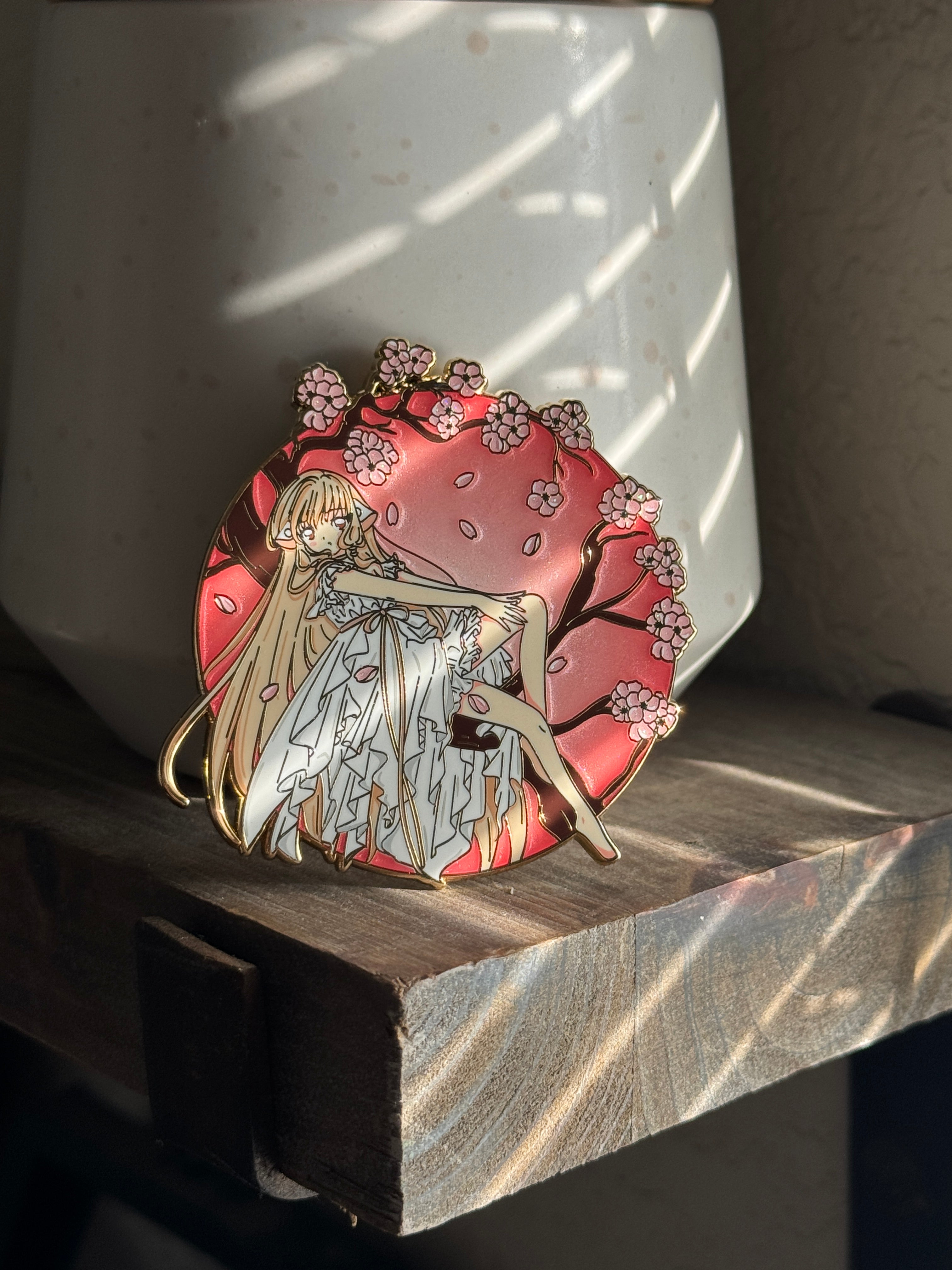 Chii Sakura Pins Blue & Red **In-Hand**