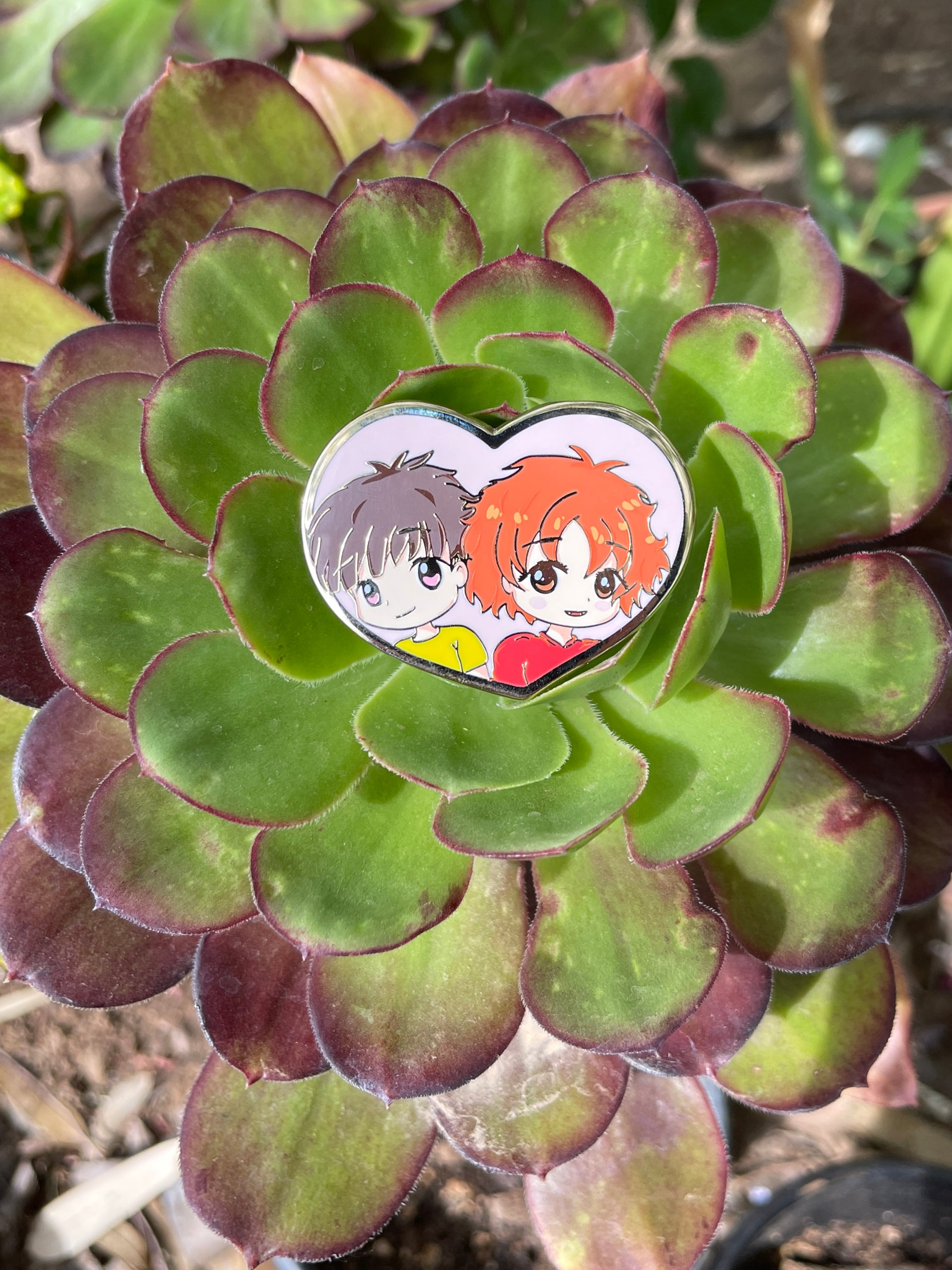 Ponyo & Sosuke Enamel Pin