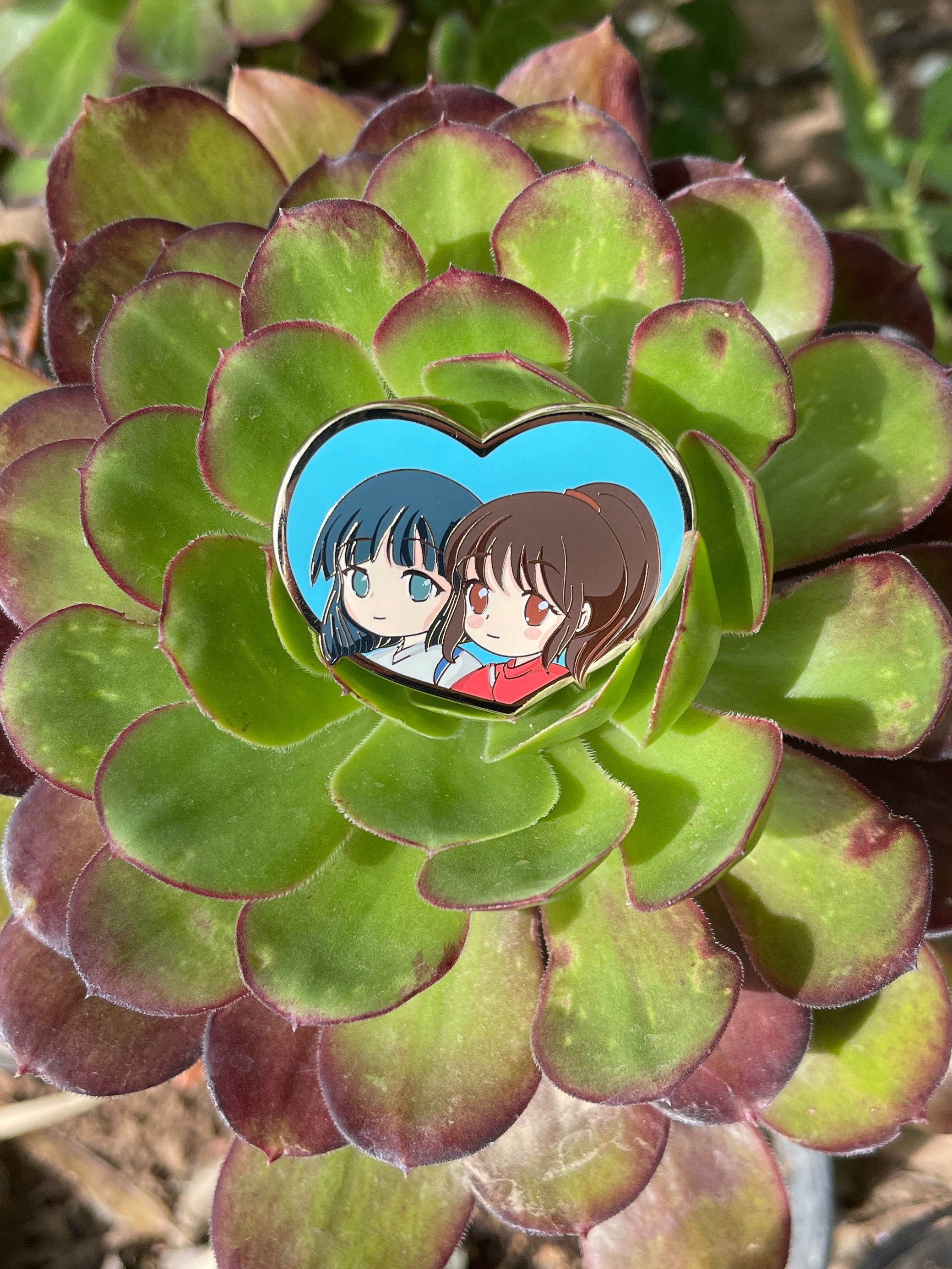 Haku & Chihiro Enamel Pins