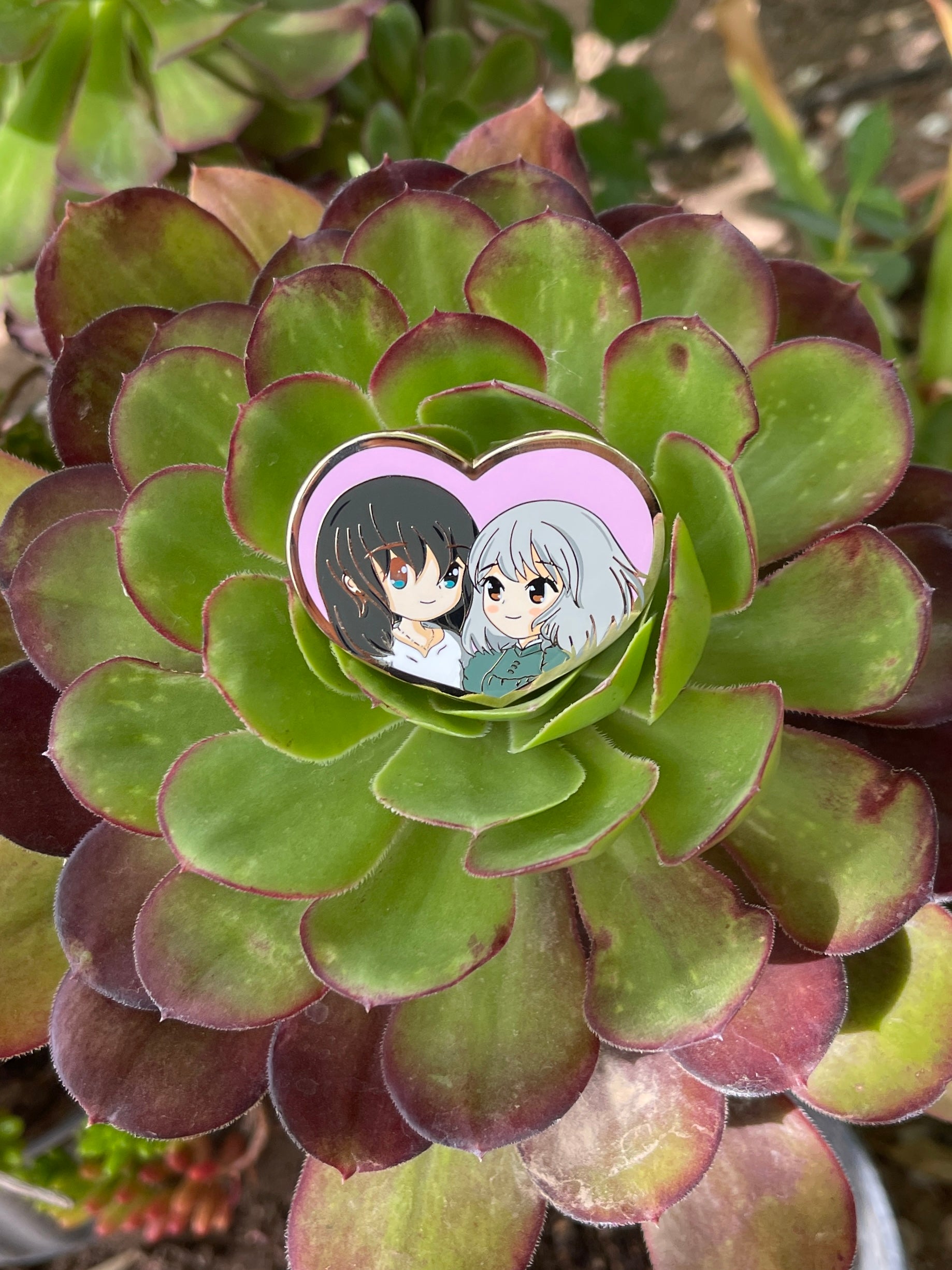 Howl & Sophie Enamel Pin
