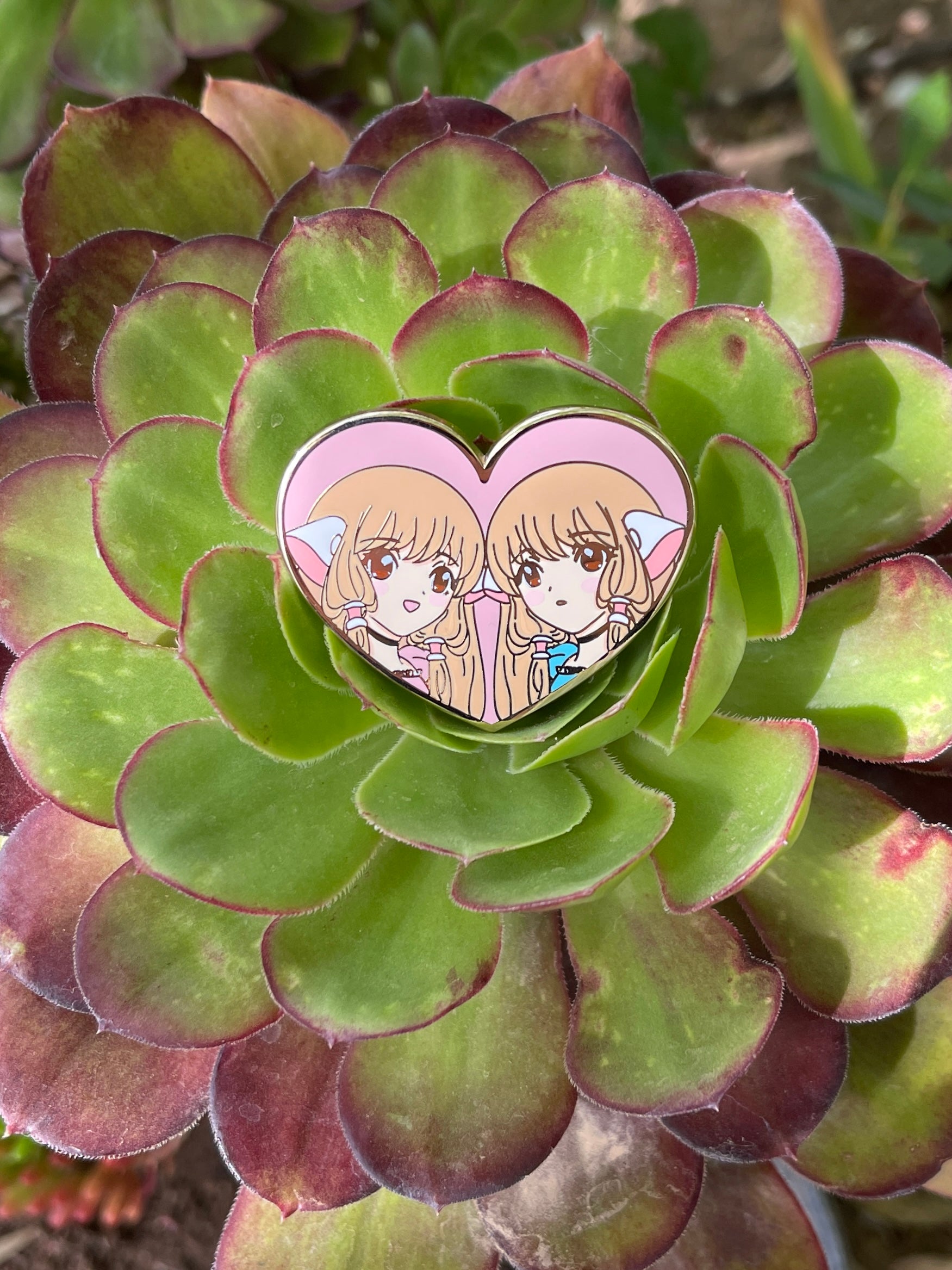 Chii & Freya Enamel Pin