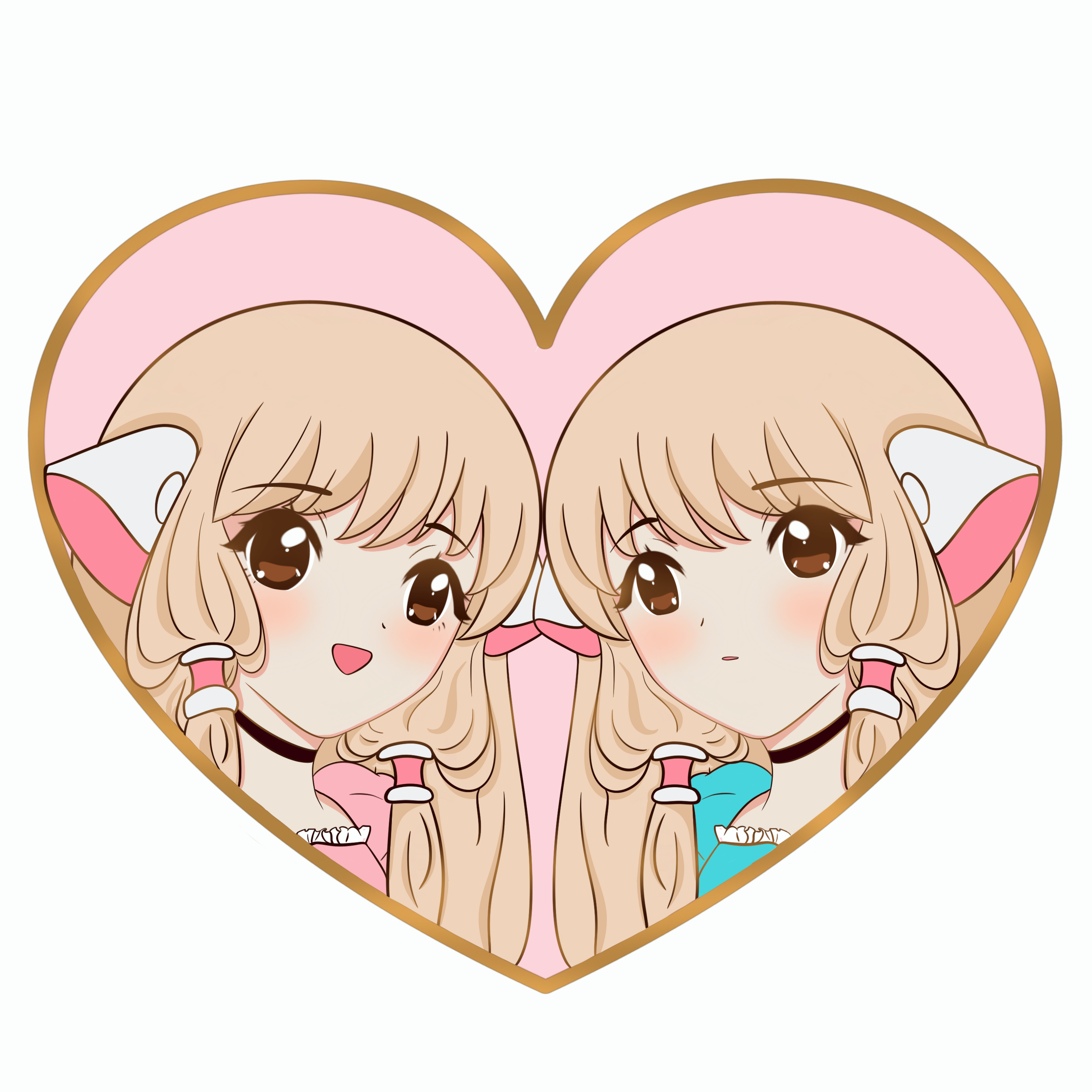 Chii & Freya Enamel Pin