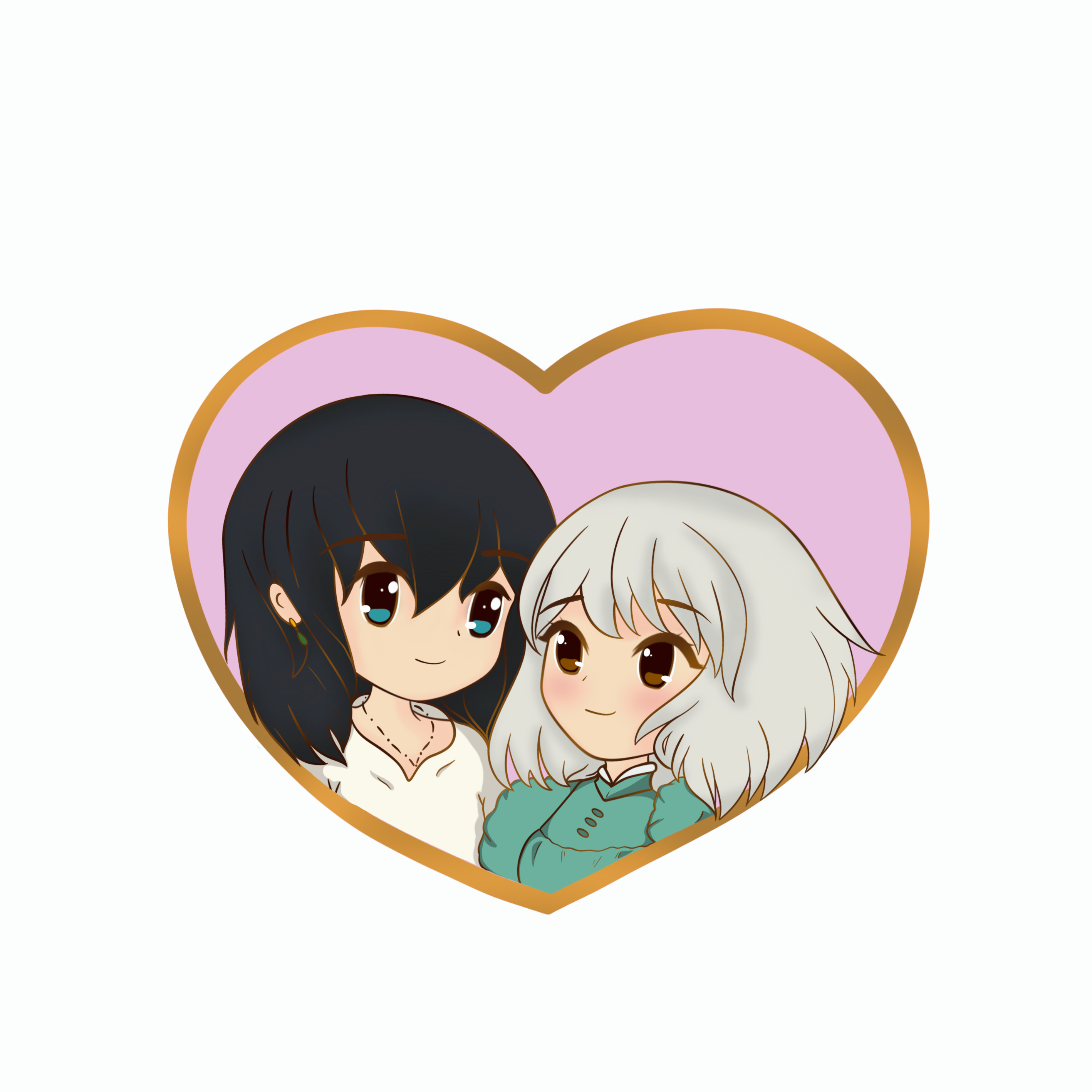 Howl & Sophie Enamel Pin